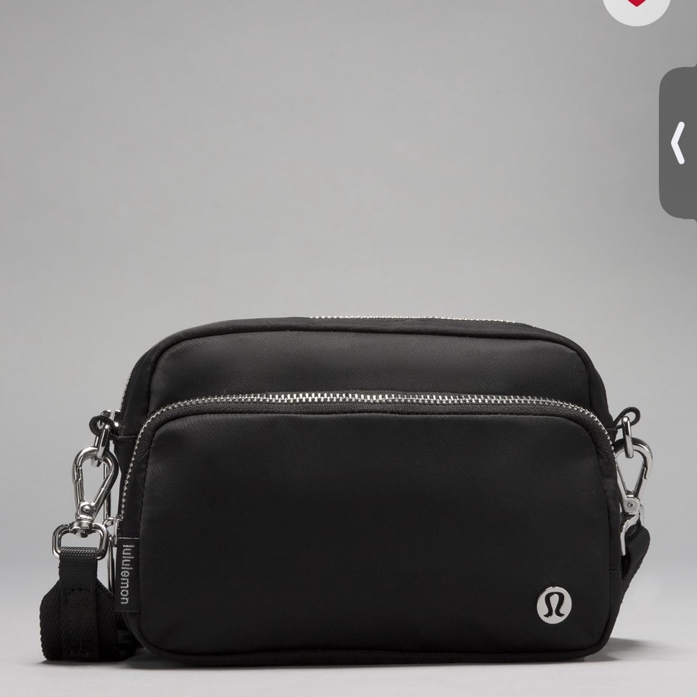lululemon athletica Black Belt Bag Sleek Minimalist Design